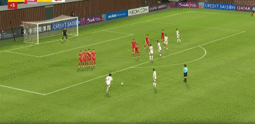 谈球吧体育官网入口半场-十人U20吉尔吉斯斯坦0-2卡塔尔U20 贾姆希德一条龙塔哈破门