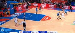 谈球吧官网登录入口3+2！刘晓宇三分命中同时俞长栋被犯规 北控前场发球再中中投